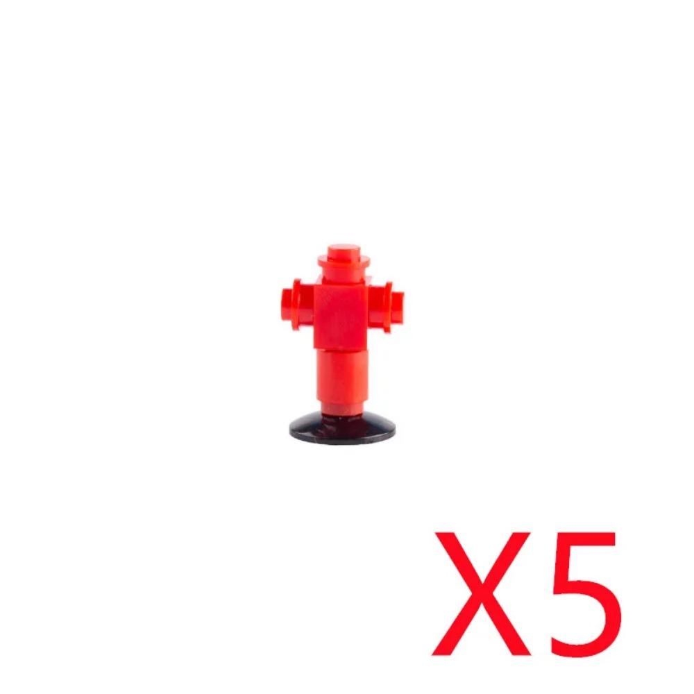 City Street Series Building Blocks Accessories Rail Transit Train Signal Light Railings Brick Toilet Flower Bed Phone Box Toy