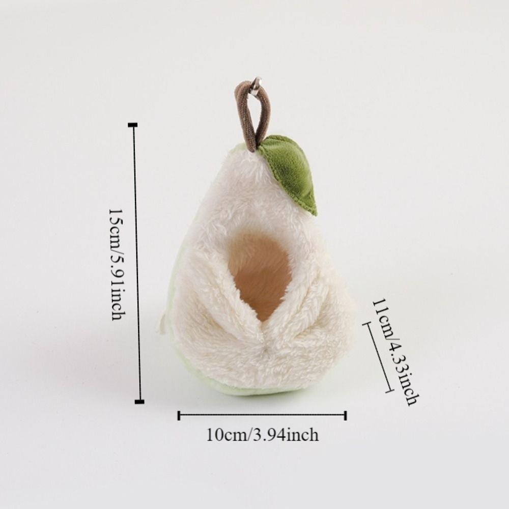Hanging Basket Hamster Hammock Warm Pear Shaped Hamster Pouch Bed Soft Comfortable Winter Pet Nest Winter