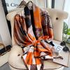 High-quality Luxurious Silk Scarves Headband Scarfs Neck Scarf For Women Chain Silk Scarf Women's Decorative Shawl
