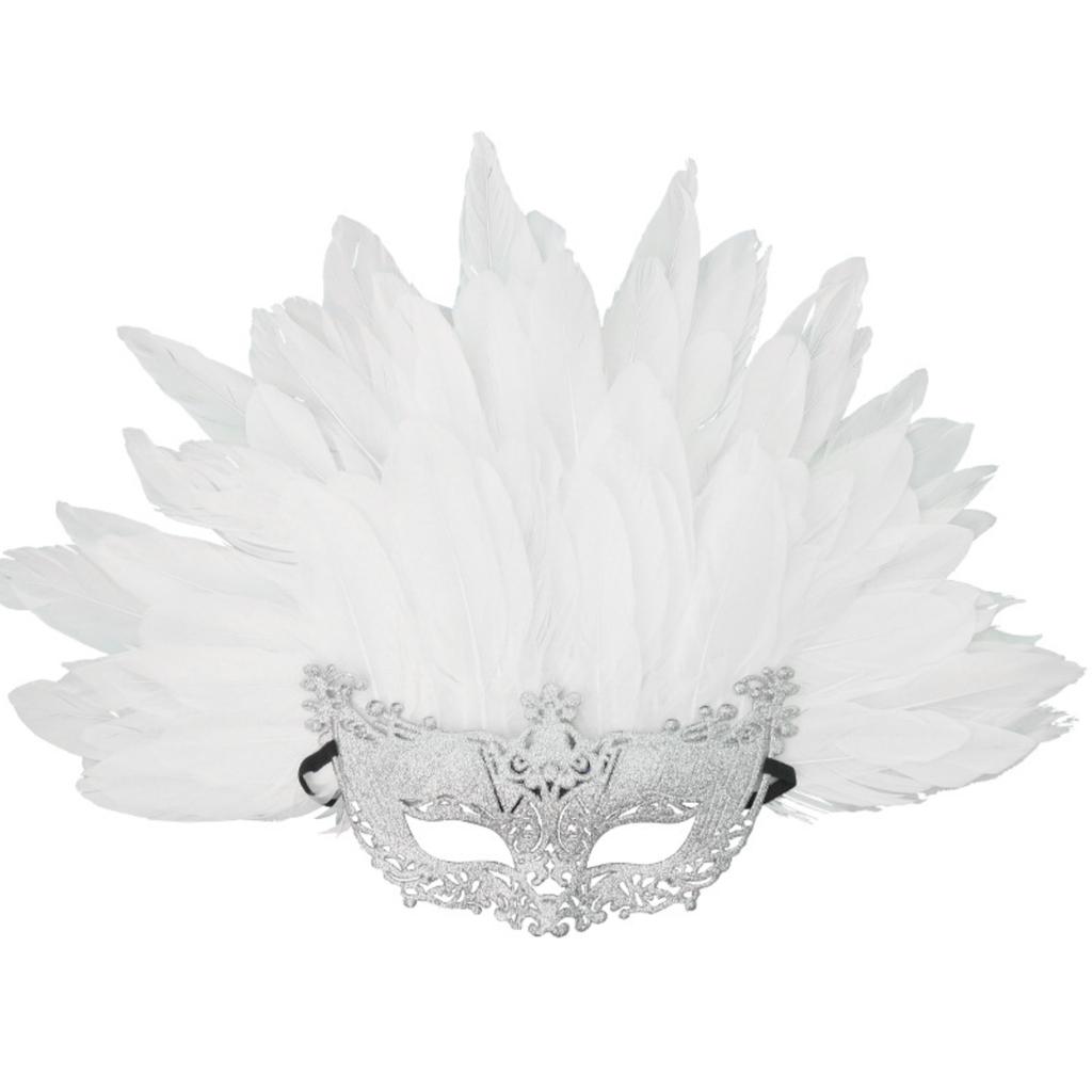 Карнавальная маска с кисточками, полумаска для лица, маскарадная маска для лица