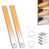 [60 Hours of Continuous Light] Motion Sensor Light, Indoor, Rechargeable, Magnetic, LED Bar Light, Reading Light, Under-Shelf, Type-C, Rechargeable,