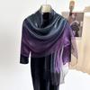 70*180cm Women Gradient Colors Scarf Long Shawls and Wraps for Party Dress Lightweight Pashmina Fashion Scarves