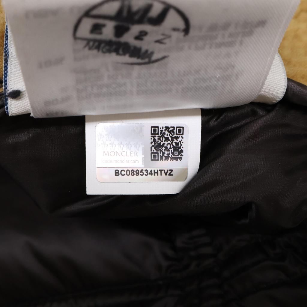 Moncler REALMONT Boa Mouton/Down Switching Jacket 6 BrownUsed