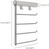 4 Layers Trouser Necktie Display Rack Self-adhesive Scarf Hanger Hook Belt Storage Rack  Sundries