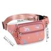 Large Capacity Women's Fanny Pack Waterproof Crossbody Chest Bag Multi-layer Crossbody Bag  Daily