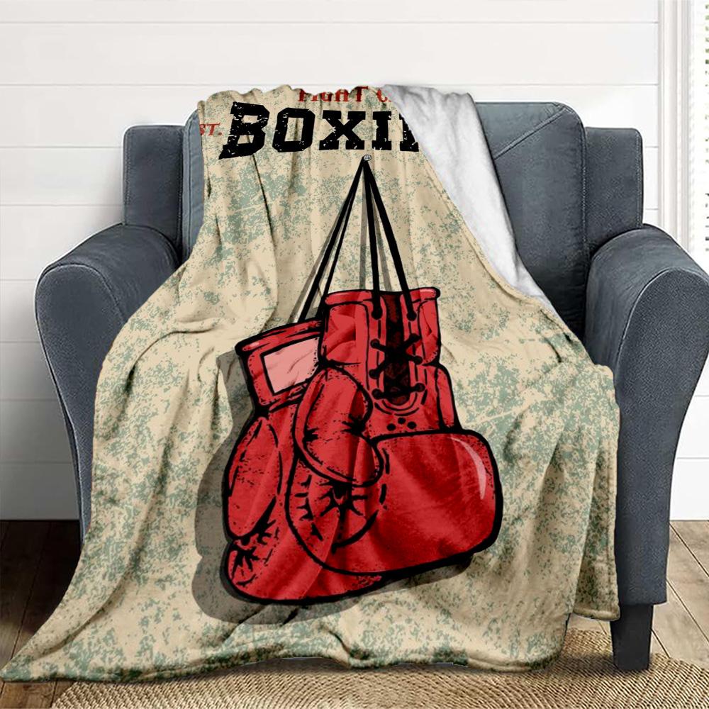Gloves Flannel Blanket Throw Blanket Soft Warm Sofa Bed Camping home Decor Unique Christmas Gift C9261492