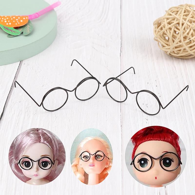 Модные Круглые Без Линз Ретро Крутые Кукольные Очки Для BJD Аксессуары Для Кукол 57*48*22мм