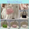 Chic Korean Style Small Shoulder Bag For Women 2023 Trendy Textured Pu Leather Crossbody Bag For Everyday Use