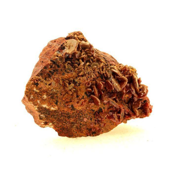 Pierres et Minéraux. Vanadinite. 377.0 ct. Mibladen Mining District, Midelt, Maroc.