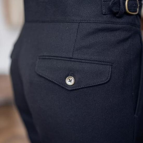 Мужские брюки-костюмы с застежкой-молнией и регулируемой талией, прямые брюки в английском стиле, однотонные, свободные, формальные, деловые, офисные брюки