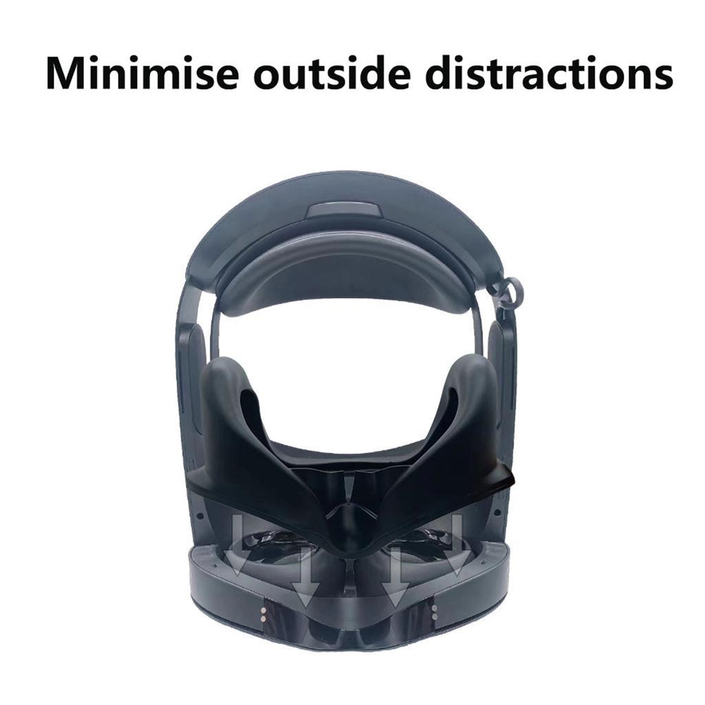 VR Glasses Anti-Sweat Silicone Eye Cover EYE MASK Eyeshade Pad for Mate Quest Pro VR Accesaries VR Blinder