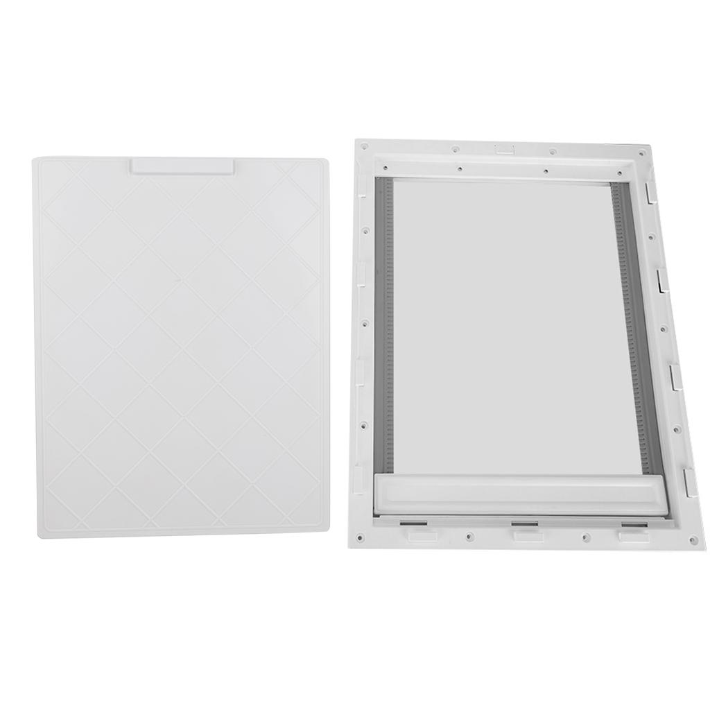 Large Pet Door for Dogs Installation Simple Dog Pet Fence Special Entry and Exit Pet DoorWhite