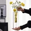 1Pc Home Decor Creative Flower Arrangement Nordic Style Glass Vase Good Gift Hydroponic Straight Staircase