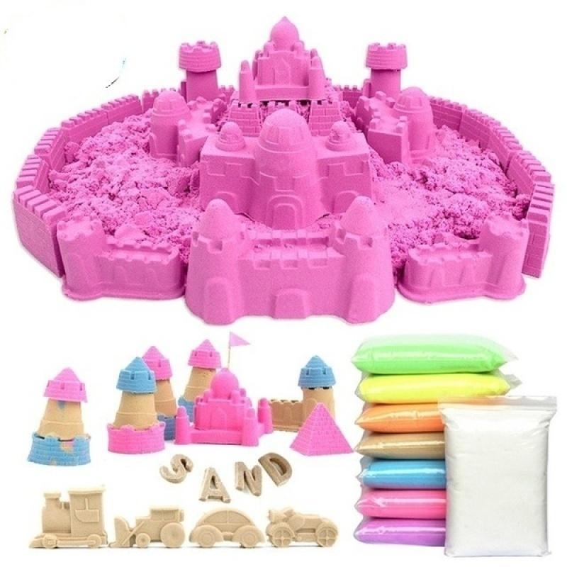 Dynamic Educational Amazing No-mess Indoor Magic Play Sand Children Toys Mars Space Sand High Quality Solid Color Non-toxic Multi-style Beach Toys