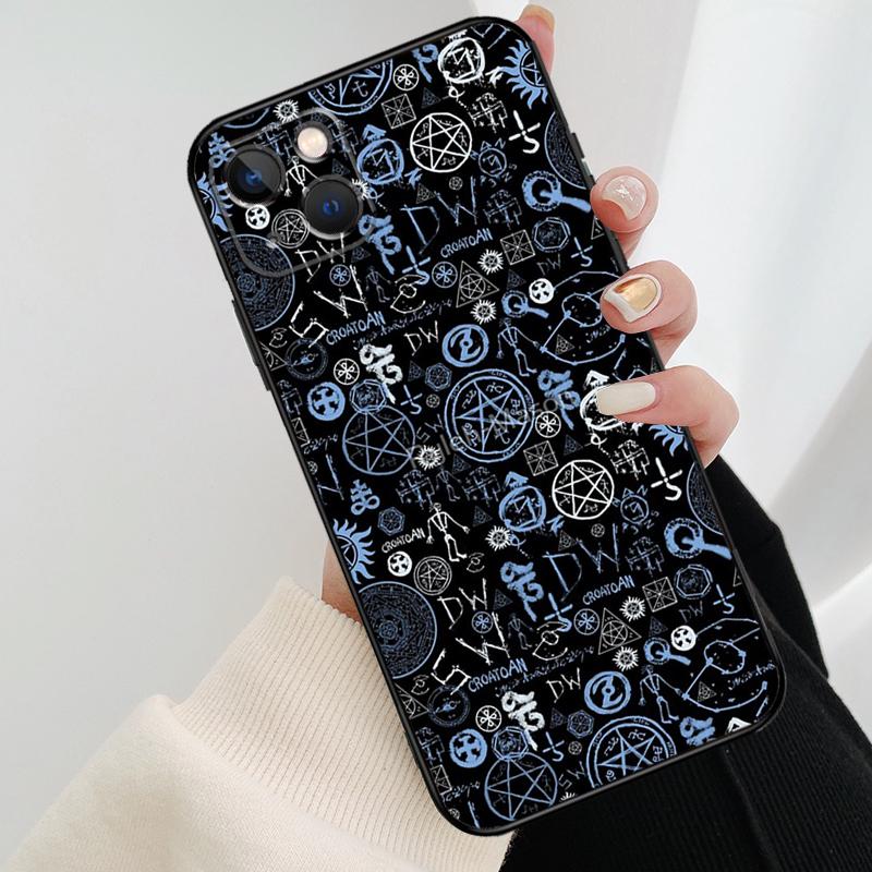 Чехол для телефона Сверхъестественное для iPhone 17 Pro Max 14 13 12 11 15 16 Pro Max mini 15 16 Plus 16e 17 Air Cover