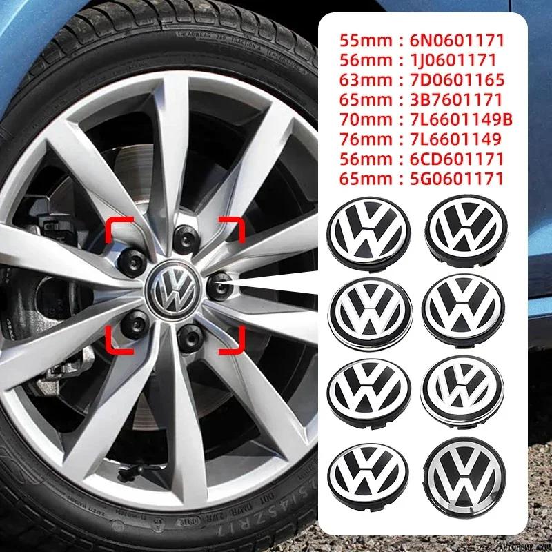 4 шт. Колпачки ступицы колеса автомобиля VW 56 мм 63 мм 65 мм 70 мм для VW Volkswagen Golf Polo Passat Touran CC B5 B6 B7 Jetta аксессуары
