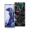 Прозрачный чехол для телефона для Xiaomi Mi 14 13 12 11 Ultra 13T 12T 11T Poco X3 NFC F3 F6 Pro Мягкий ТПУ корпус Самурай Они Маска Япония