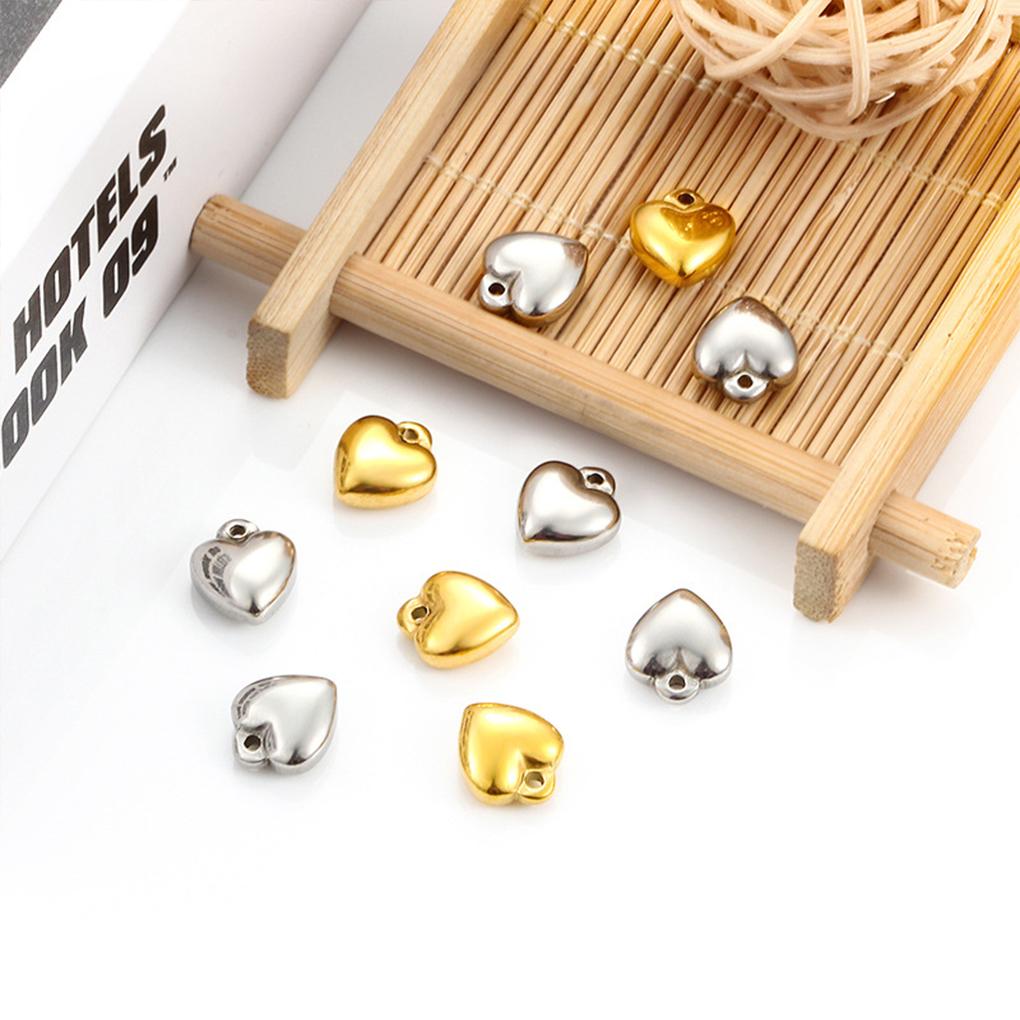 Necklace Pendant Bangle Anklet Romantic Heart Shaped Pendants Hanging Decoration Handmade Handicraft Accessories