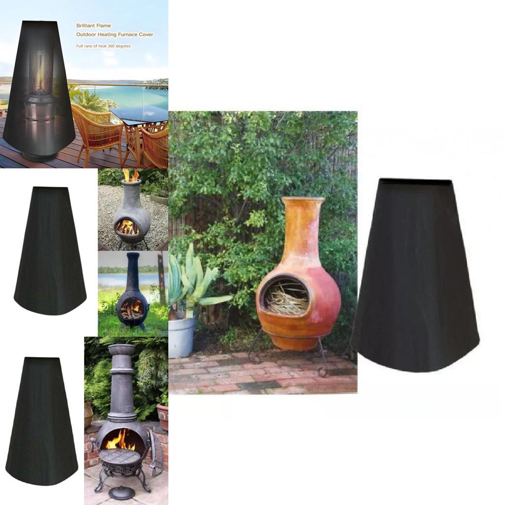 Чехол для садового костра из водонепроницаемой полиэстеровой ткани для уличного патио и защиты от пыли