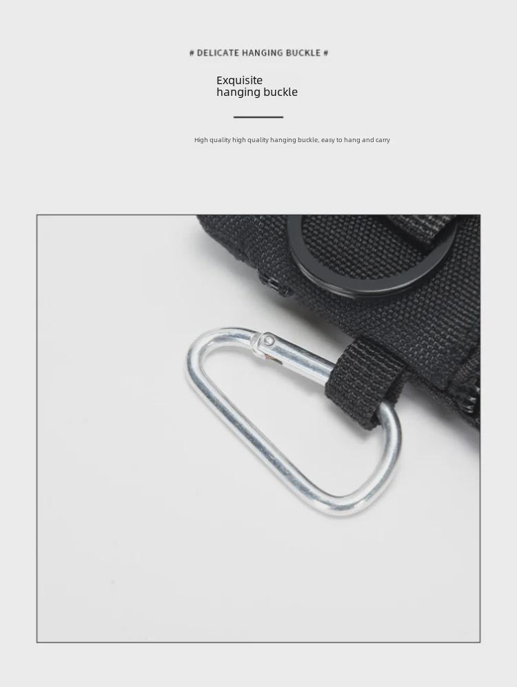 Многофункциональная сумка на молнии: Держатель ключей и монет для кемпинга, пешего туризма, рыбалки, хранения карт и всякой всячины.