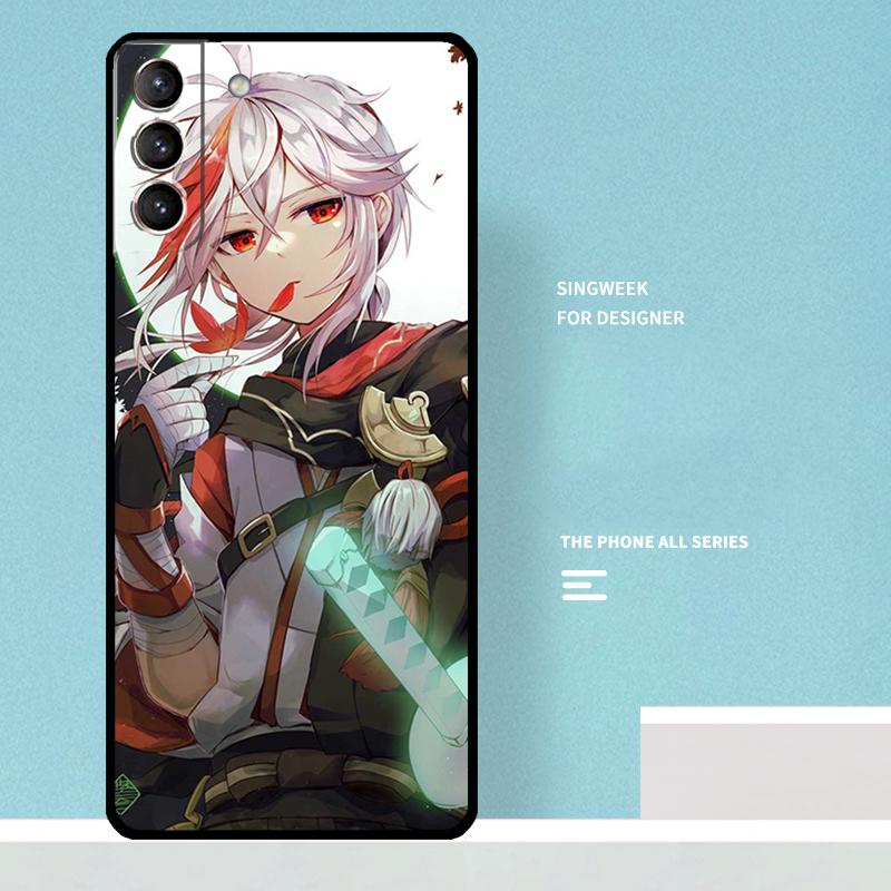 Genshin Impact Kaedehara Kazuha Case For Samsung Galaxy S25 Ultra S21 S22 S23 S24 Ultra S9 S10 S20 Plus S25 FE Phone Cover