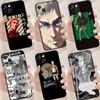 Мягкий чехол Erwin Smith Attack on Titan для iPhone 11 12 Pro X XS XR 7 8 Plus SE 2020 13 Pro Max, противоударный чехол для телефона