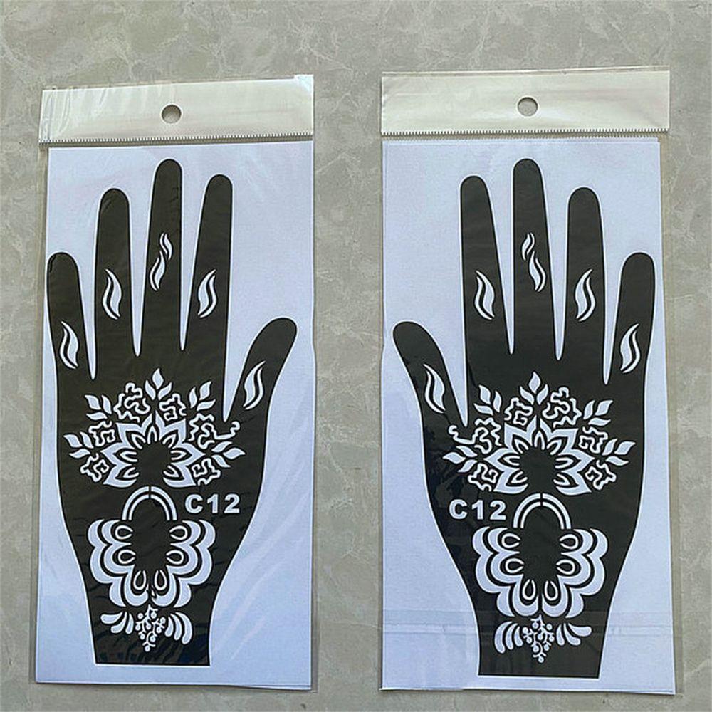 Painting Hollow Drawing Airbrush Body Art Template Temporary Decal Tattoo Stencils India Henna Kit