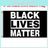 Элегантный флаг Black Lives Matter размером 3x5 футов с дизайном против расизма для социальной справедливости
