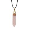 Hexagonal Chakra Crystal Pendant Necklace for Women and Men