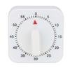 Square Mechanical Timer 1 Hour/60 Mins For Home Decor