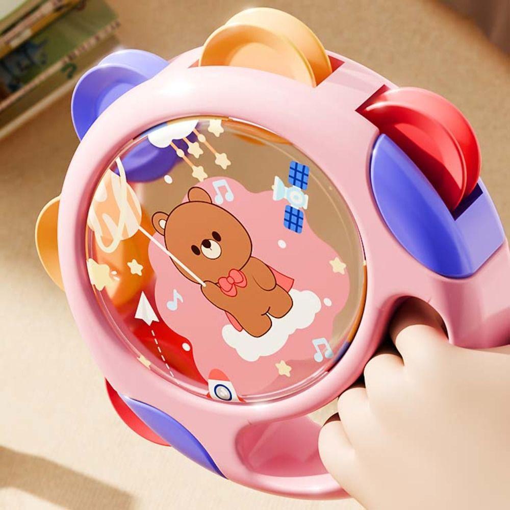 Clapping Drum Hand-held Drums Learning Toys Percussion Sound Toy Baby Tambourines Kids Toy
