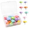 20/50Pcs 3D Star Shape Pushpins Macaron Blackboard Push Pins Portable Decorative Studs  Corkboard