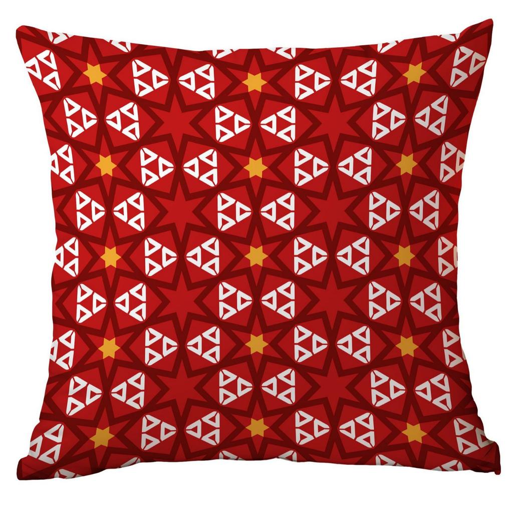 Polyester Colorful Geometric Pillow Case Combination Home Sofa Cushion Pillow Case