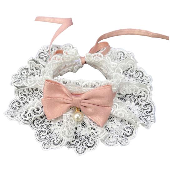 Pet Neckerchief Attractive Charming Cute Cats Dogs Bowknot Neckerchief with Bell