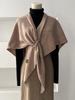 Triangular shawl outer women's new triangular large solid color scarf young fashion high sense versatile