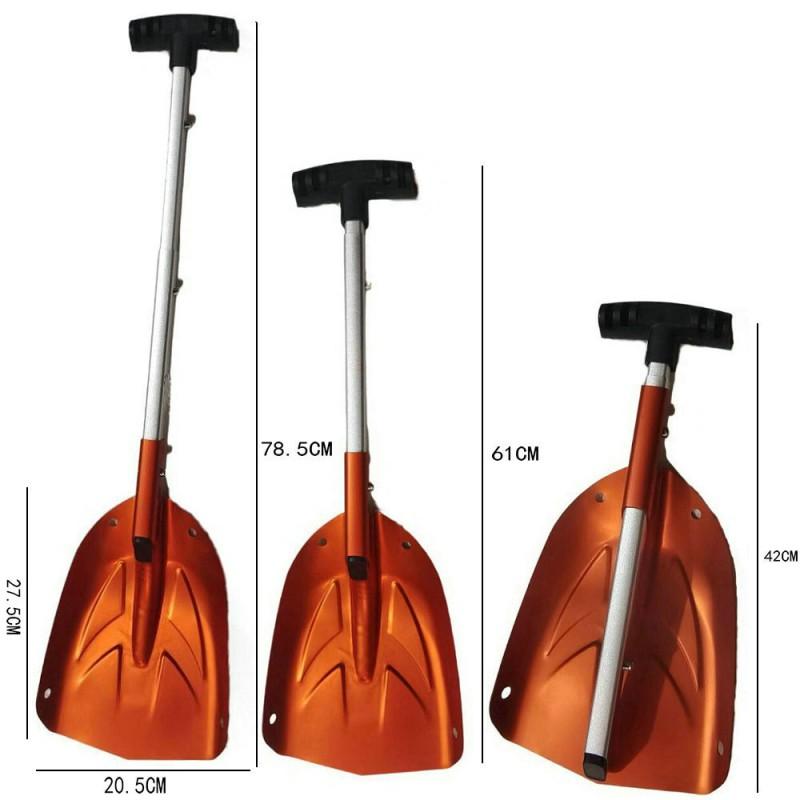 Aluminum Folding Shovel Camping Hiking Outdoor Survival Garden Use Portable Multi-Tool Heavy Duty