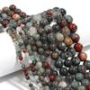 Африканские кровавые бусины, камни, бусины для DIY, подвески, браслет, ожерелье, модные аксессуары для ювелирных изделий