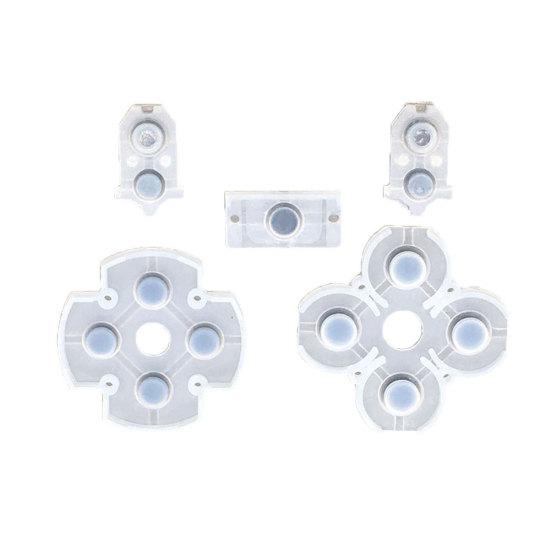 Игровые запасные части Контроллер Проводящие накладки Кнопка геймпада для SONY PS4