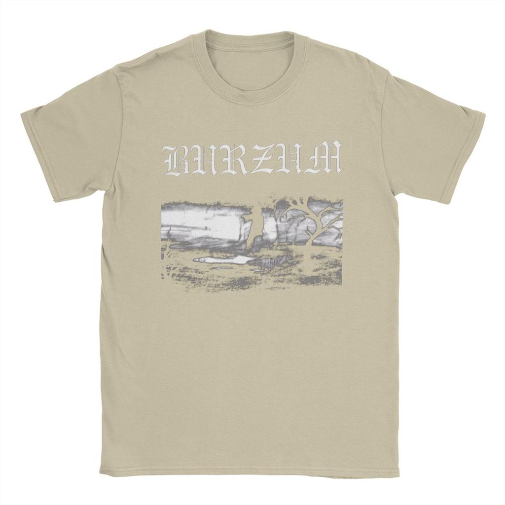 Повседневная футболка Burzum для мужчин, хлопковая футболка с круглым воротником, футболка с коротким рукавом, графическая одежда