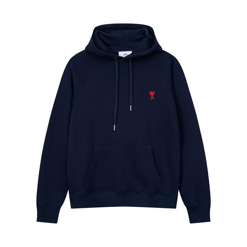 Унисекс Толстовка с вышивкой в виде сердца - Весна/Осень Повседневная Спортивная одежда на молнии