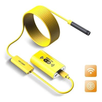 Wi-Fi эндоскопическая камера 8 мм HD1200P IP67 водонепроницаемый USB-бороскоп для осмотра с регулируемым светодиодом для Android IOS Iphone PC