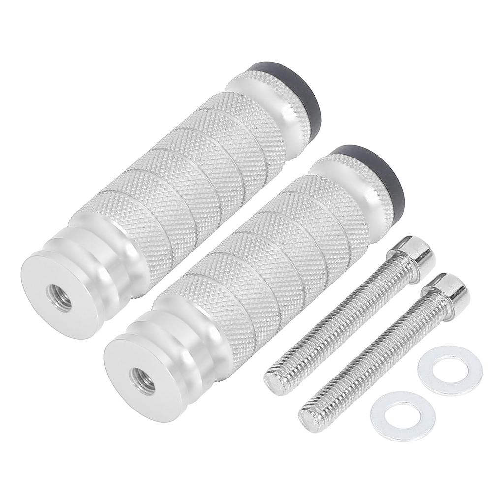 RATCHROLL Bike Steps, Universal Aluminum Alloy, Rubber Steps, Footpegs, Non-Slip,