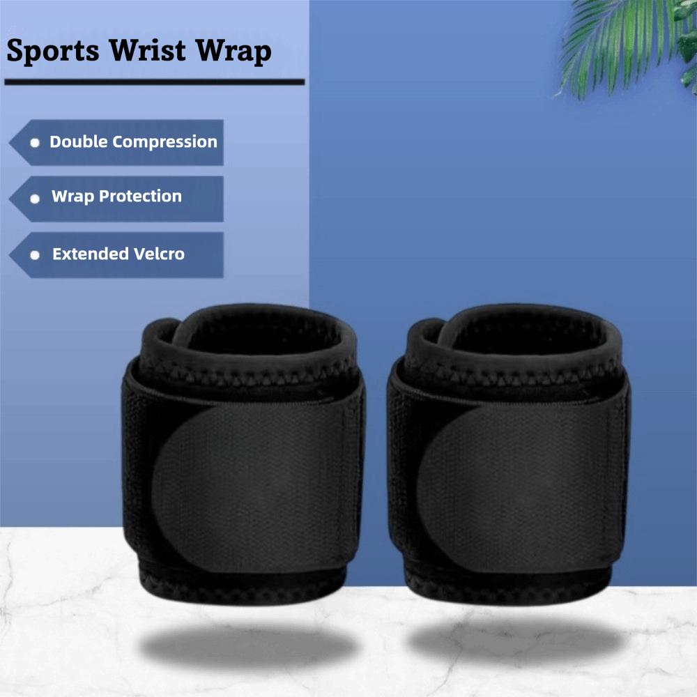 1 Pair Thin Winding Sports Wristbands Adjustable Compression Wrist Guard Basketball