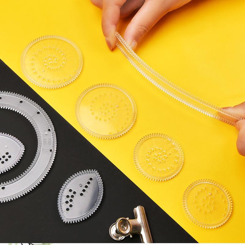 27 Pcs Tin Draw Drawing Art Original Spirograph Design Set Craft Create Kids Toy