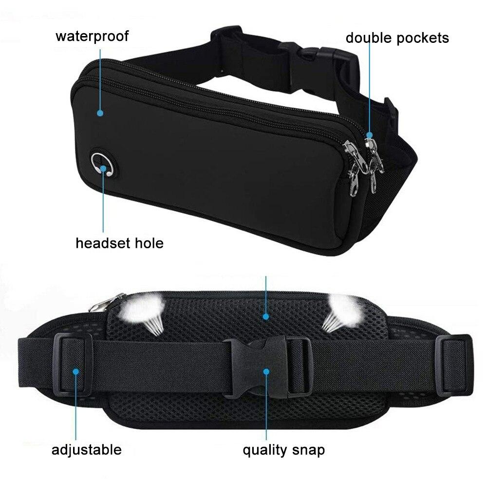 Sports Women Belt Bag Men Running Waist Bag Phone Gym Bags Running Accessories