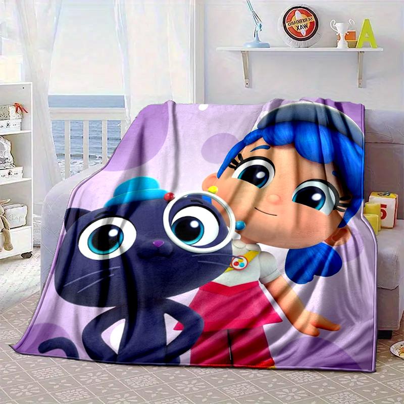 Rainbow Kingdom Adventure Blanket Flannel Blanket for bed, sofa, Camping, Hiking, Picnic Essentials, gift for family Fan gifts