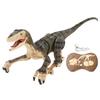 Remote Control Large Dinosaur 2.4G Wireless Rechargeable Simulation RC Velociraptor with Lights for