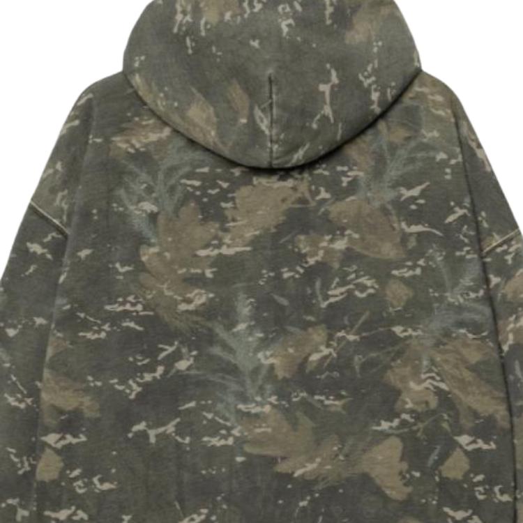 Carhartt WIP Толстовка с капюшоном Benton с принтом по всей поверхности, свободный крой, на молнии, с длинным рукавом, мужская куртка I035437-38T-GD