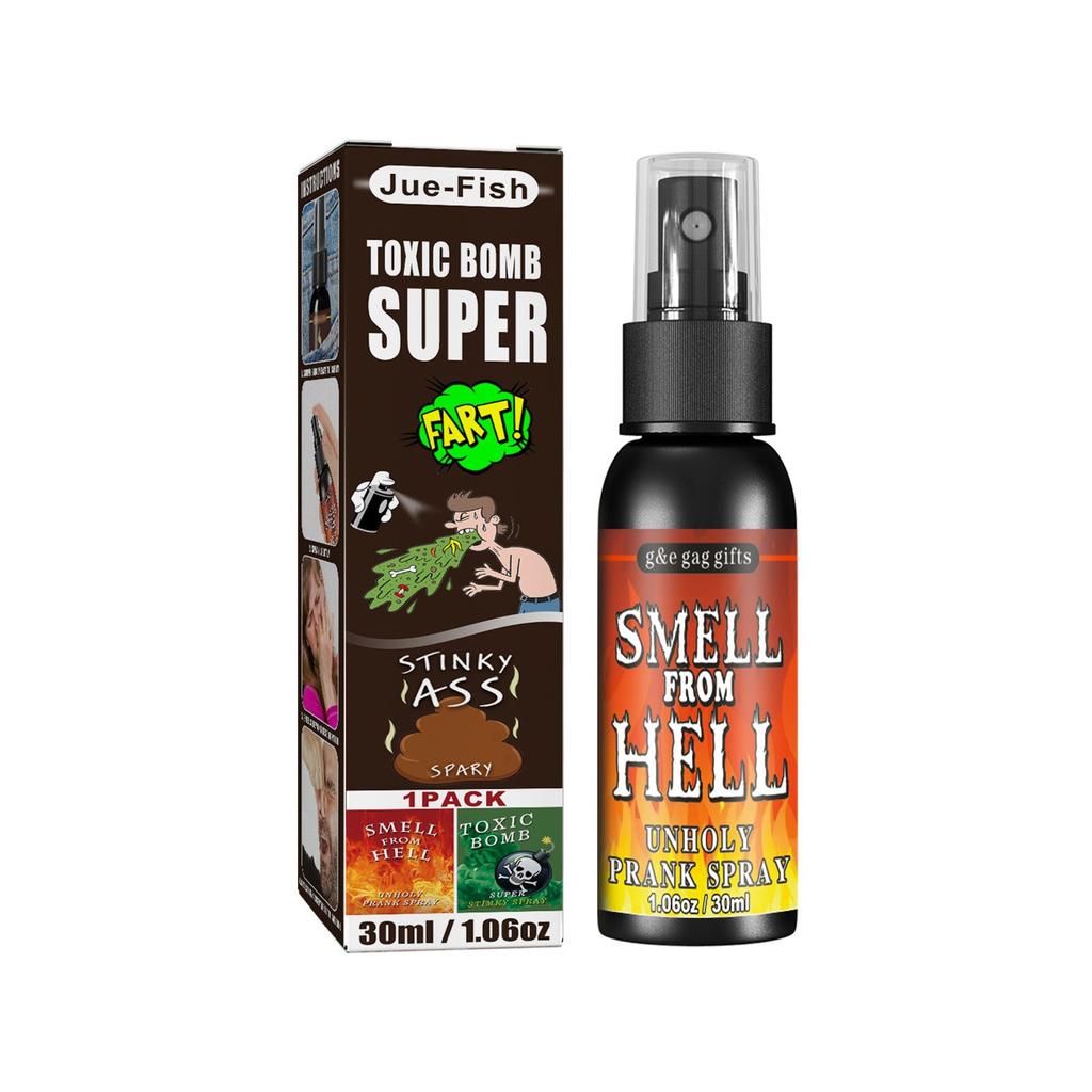 30 мл Спрей-пукалка Креативный жидкий пердёж Кляп Розыгрыш Шутка Спрей Смешная игрушка Нетоксичные вонючие бомбы Экстрасильный вонючий вонючий газ Спрей