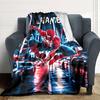 Custom Name "Captain America: Thunderous Hero" blanket for Couch & Bed, Plush Cozy Fuzzy Blanket Super Soft & Warm Blankets for Fall and Winter. 09082